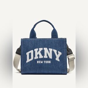 DKNY Blue Denim Tote Bag